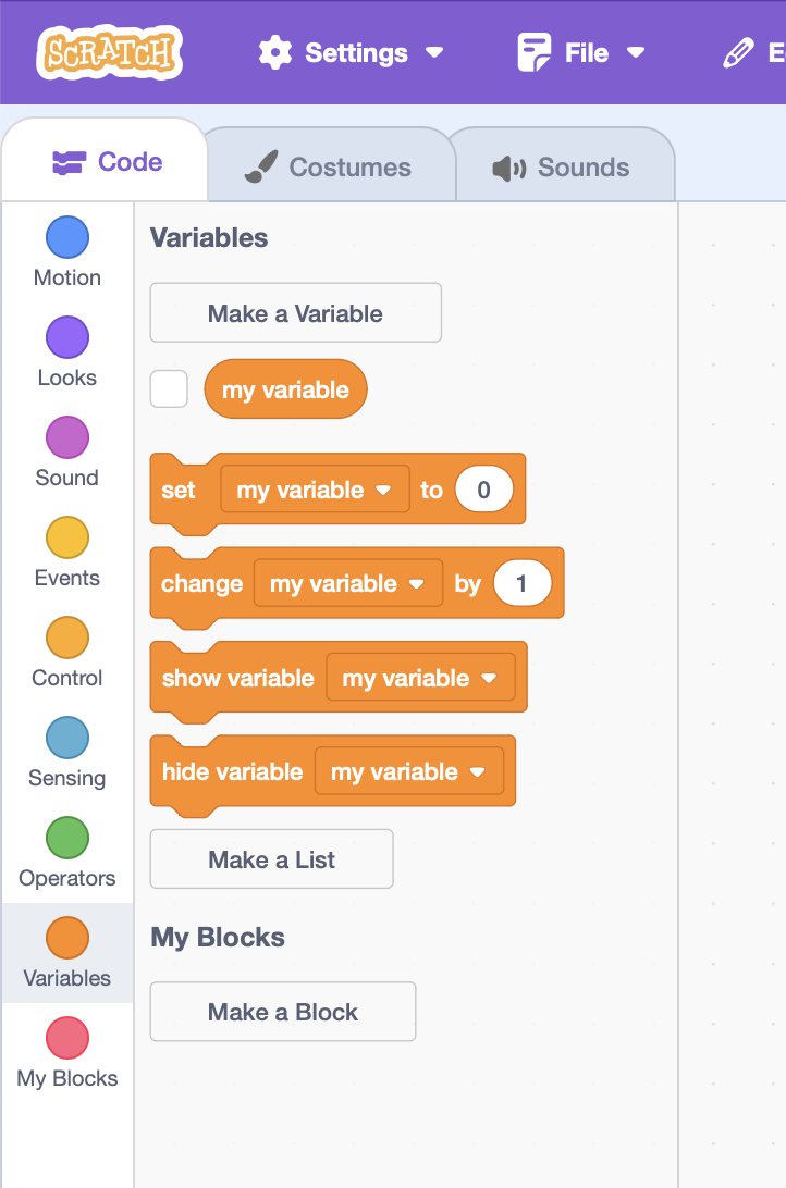 Variables Pane